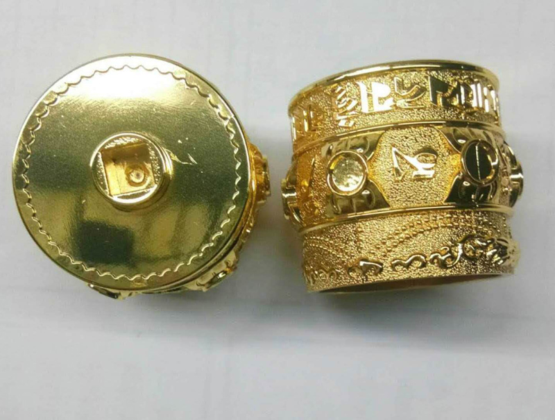 塑胶水电镀-金色